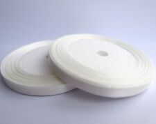 1 Rouleau RUBAN SATIN Blanc 6 mm Rouleau de 22m environ