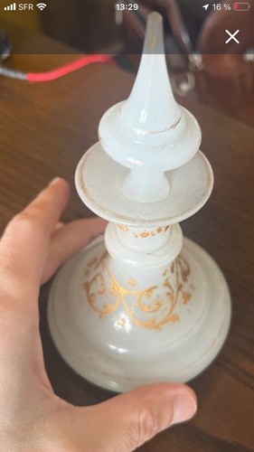 Flacon opaline pâte riz - opaline,