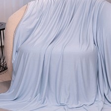 Grande couverture de refroidissement en fibre de bambou été douce absorbe la chaleur corporelle couverture froide