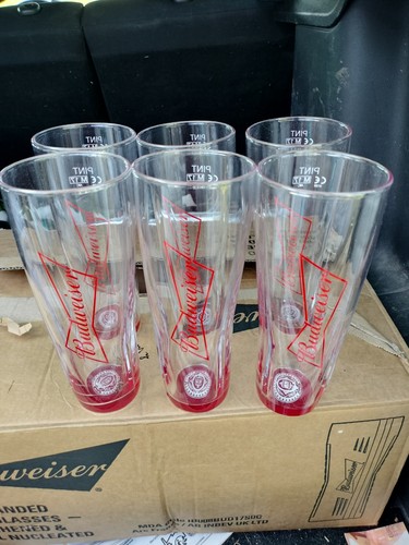 Budweiser lot verres pint - budweiser,