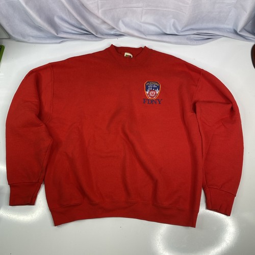 Vintage fdny sweatshirt mens - sweatshirt,