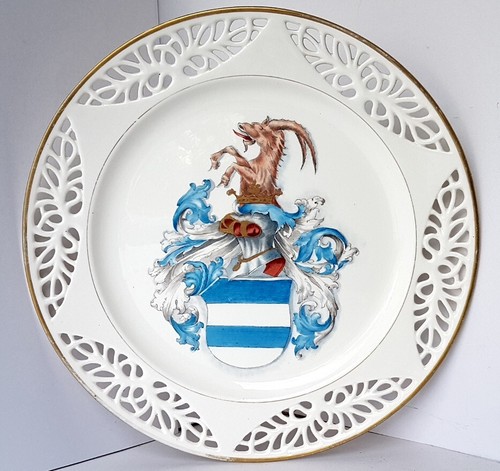 Assiette murale blason - assiette,