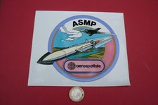 AVIATION  / AUTOCOLLANT  AEROSPATIALE" DIAMETRE  11 CM "
