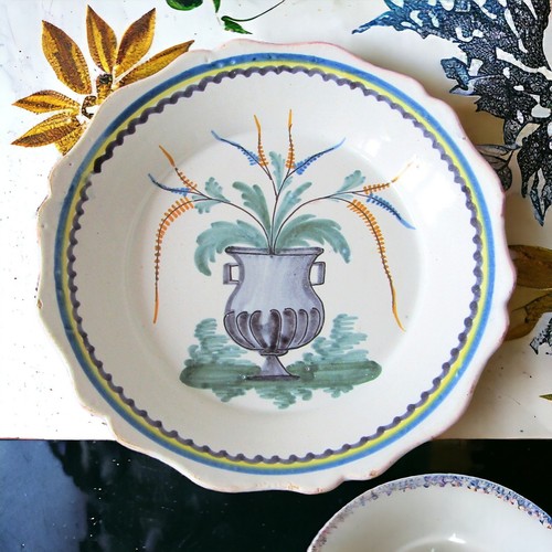 Nevers assiette faïence - assiette, en