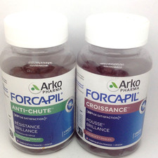 ARKOPHARMA FORCAPIL ANTI-CHUTE ET CROISSANCE 2X 60 GUM 04/26 Ongles et cheveux