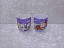 2 X Milka Design Porcelaine Tasses De Noël - Publicité - Vintage