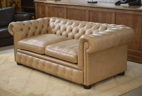 Canapé chesterfield cuir - chesterfield,