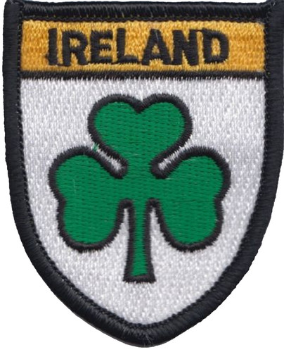 Patch brodé bouclier - , trèfle
