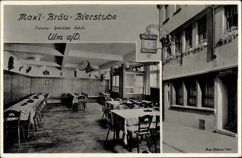 Postcard ulm der donau - der,