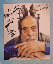 Photo autographe dédicace César Art Sculpture signature réelle et authentique