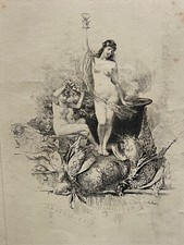 Curiosa gravure nu féminin