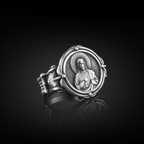 Bague chevalière homme