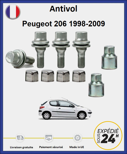 Ecrous antivol roues - ecrous,