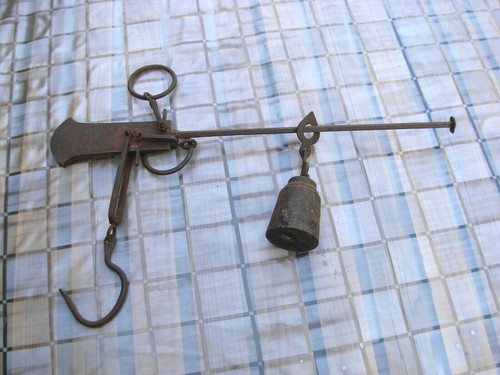 Peson ancien balance romaine - peson,