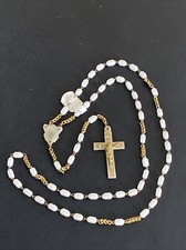 Rare chapelet ancien Plaque Or