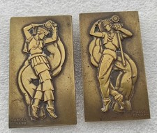 2 MEDAILLES thème DANSEUSE