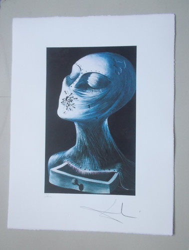 Lithographie salvador dali - salvador,