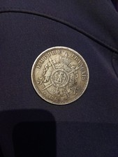 Pièces de monnaie argent 5 francs  1869 Empereur Napoléon III