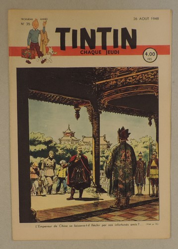 Tintin 1948 35 couverture - tintin, n°