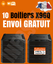 10 Box Android Boitier tv X6Q MINI 4K Ultra HD Wifi Android box boitier tv 16Go