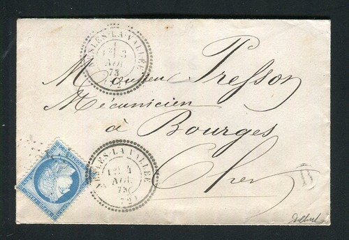 Rare lettre nesles la - de,