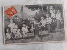 NOS GENTIL POUPONS BEBES BALANCOIRE CPA R4533