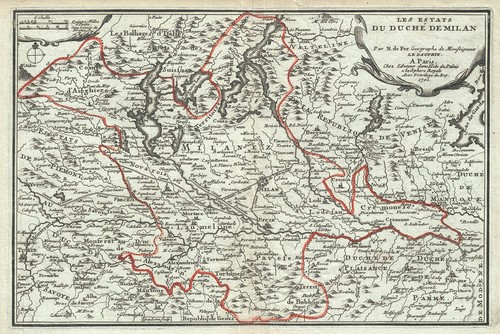 1701 fer map the duchy - map,