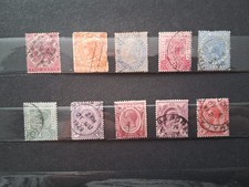 10 Timbres anciens de Malacca