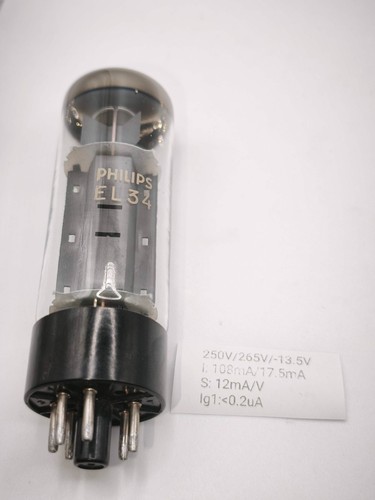 Nos el34 philips blackburn - el34,