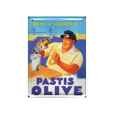 Plaque métal publicitaire