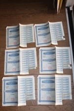 (40)       Lot Action  Emprunt Chinois Magic City Cotonnière Pétroles Mines...