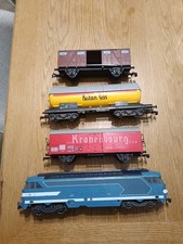 Ensemble De Train Lima Échelle 0 1 BB 67001 Et 3 Wagons Marchandises Lima