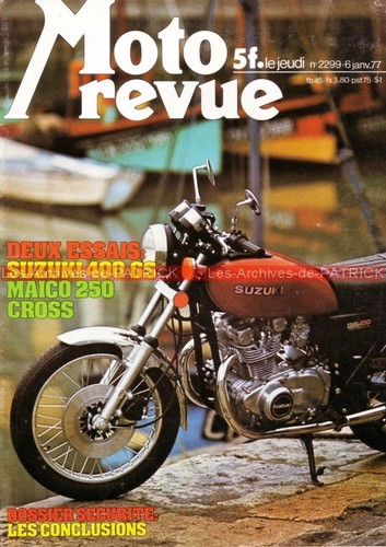 Moto revue 2299 - revue, 400