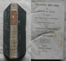 DROIT / BULLETIN DES LOIS