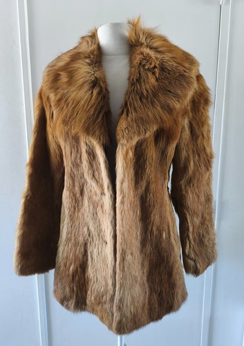 Manteau femme vintage loup