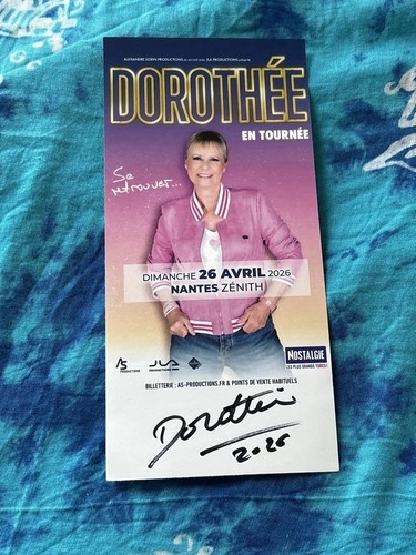 Flyer dédicacé autograph - flyer,