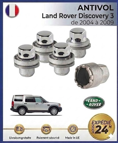 Ecrous antivol roues land - roues,