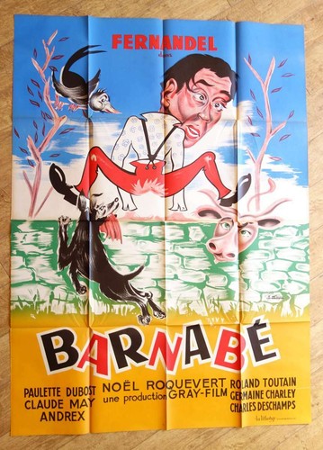 Fernandel barnabe affiche - fernandel,