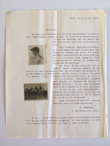 Manuscrit bon gagnant - manuscrit,