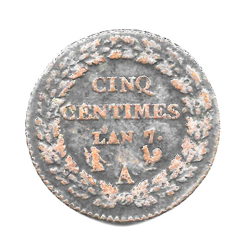 Monnaie cinq centimes - monnaie,