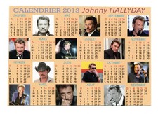 Johnny HALLYDAY Calendrier