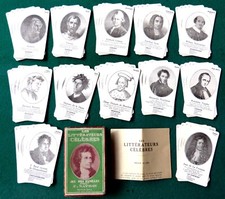 Jeu des Familles - LES LITTERATEURS CELEBRES - F. NATHAN Editeur Paris -