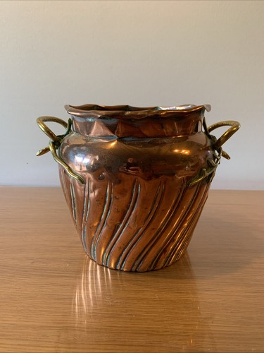 Magnifique cache pot cuivre - cache-pot,