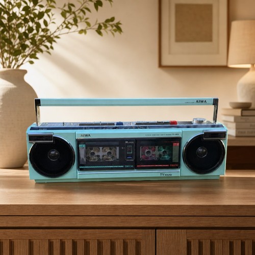 Aiwa w55 rare vintage mint - cs-w55,