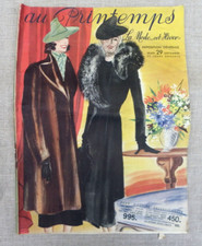 CATALOGUE MAGASIN AU PRINTEMPS - SEPTEMBRE 1938 - LA MODE CET HIVER