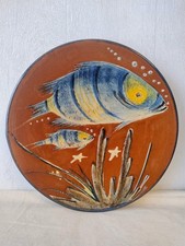 Plat en céramique décor