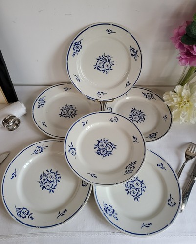 Assiettes plates faïence - 6,