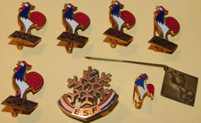 vintage 8 INSIGNE LOGO broche