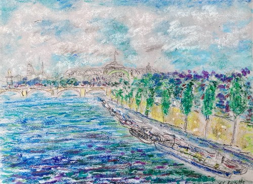 Peinture impressionniste le - peinture,