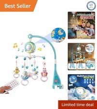 Blue Baby Musical Mobile with